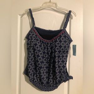 New With Tags PLUS SIZE Swim Tank with built in Bra